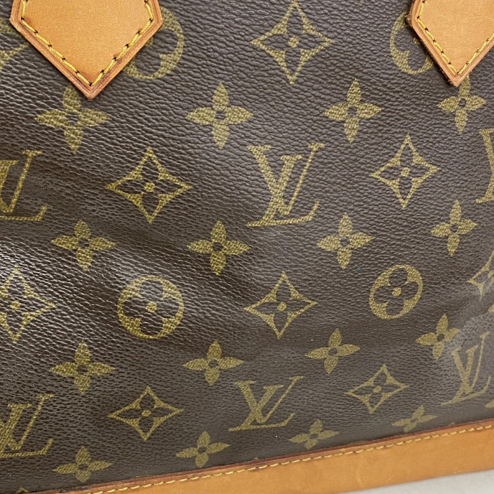 LOUIS VUITTON Authentic Brown Monogram Alma Bag - Picture 10 of 12